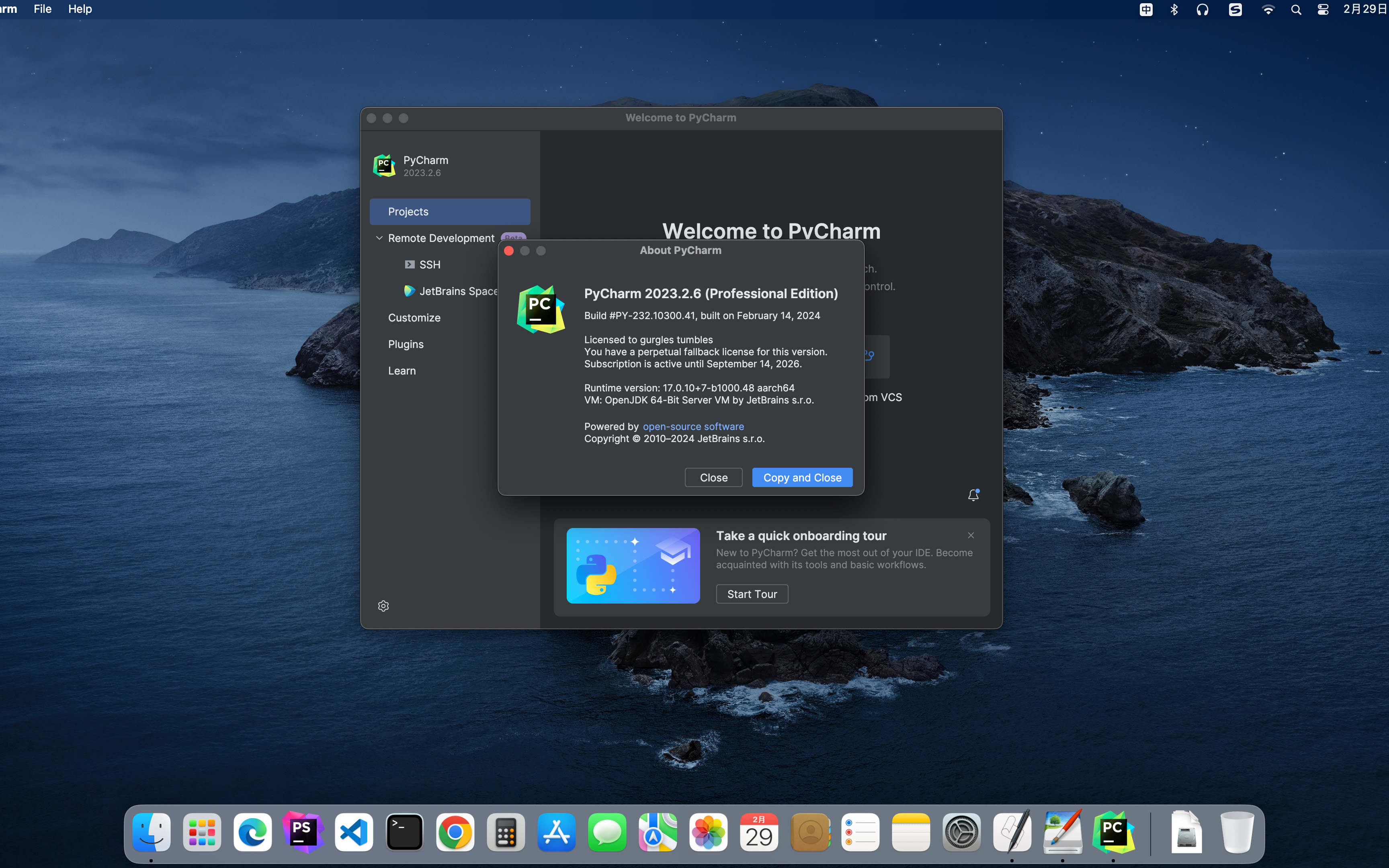 JetBrains  PyCharm 截图 2