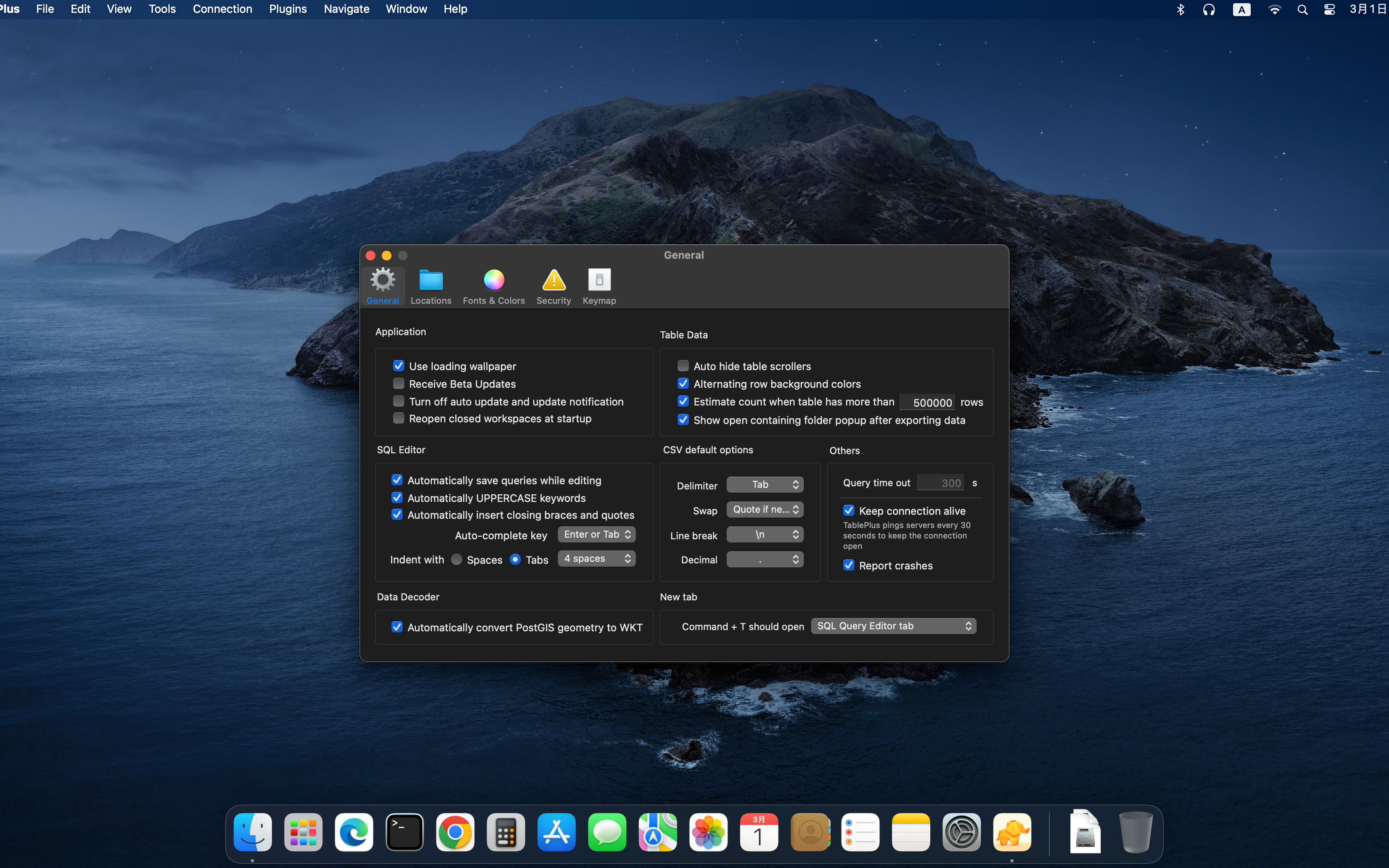 TablePlus 截图 2
